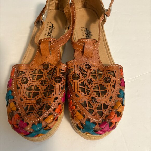 Abril Exclusivas Women's Brown Shoes Size 26-Mex/9.5-US - Picture 2 of 7